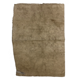 Ink and Watercolor Large Indian Yantra Type Drawing