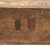 Gorgeous Old Handmade Dominoes Set with Brass Spinners in Original Box