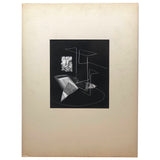 Striking Modernist Photograph Signed Homer (Presumed Sculptor Homer Gunn)