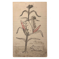 Wayne B. Blouch, Untitled (Squirrel on Corn)