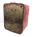 Awesome Old Red Cast Iron FIRE Box