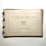 H.A Brown's c. 1940s Ink + Watercolor "Planes Problems and "Elements of Drawing" Set of 43 Plates