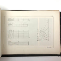 H.A Brown's c. 1940s Ink + Watercolor "Planes Problems and "Elements of Drawing" Set of 43 Plates
