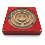 Classic Naef Spiel Labyrinth Dexterity Game - Red, Vintage
