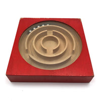 Classic Naef Spiel Labyrinth Dexterity Game - Red, Vintage