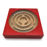 Classic Naef Spiel Labyrinth Dexterity Game - Red, Vintage