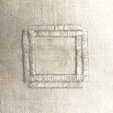 Elegant Antique Monogrammed Linen Darning and Mending Sampler