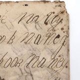 Mind Your Book Nancy with Alphabet on Reverse (and Poultry Poundage)