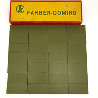 Mertens-Kunst "Farben-Domino" Mid-Century Color Dominoes