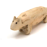 Wonderfully Primitive Walrus Tusk Carved Animal, Presumed Bering Sea Inuit