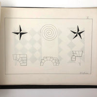 H.A Brown's c. 1940s Ink + Watercolor "Planes Problems and "Elements of Drawing" Set of 43 Plates