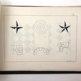 H.A Brown's c. 1940s Ink + Watercolor "Planes Problems and "Elements of Drawing" Set of 43 Plates