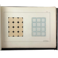 H.A Brown's c. 1940s Ink + Watercolor "Planes Problems and "Elements of Drawing" Set of 43 Plates
