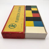 Mertens-Kunst "Farben-Domino" Mid-Century Color Dominoes