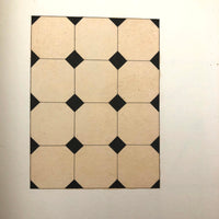 H.A Brown's c. 1940s Ink + Watercolor "Planes Problems and "Elements of Drawing" Set of 43 Plates