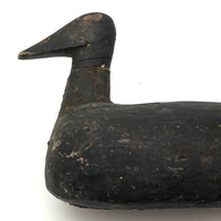 Stunning 19th Century Primitive Working Decoy with Copper Neck Mend