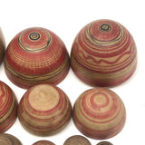 Lovely Hand-painted Japanese Treen Nesting Eggs