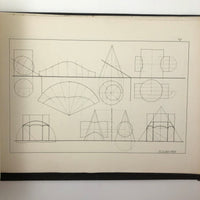 H.A Brown's c. 1940s Ink + Watercolor "Planes Problems and "Elements of Drawing" Set of 43 Plates