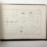 H.A Brown's c. 1940s Ink + Watercolor "Planes Problems and "Elements of Drawing" Set of 43 Plates