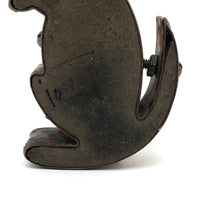 Old Wood and Steel Kangaroo Toy Mold