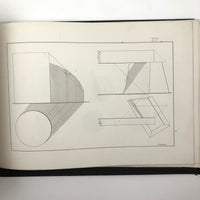H.A Brown's c. 1940s Ink + Watercolor "Planes Problems and "Elements of Drawing" Set of 43 Plates