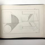 H.A Brown's c. 1940s Ink + Watercolor "Planes Problems and "Elements of Drawing" Set of 43 Plates