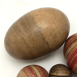 Lovely Hand-painted Japanese Treen Nesting Eggs