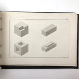 H.A Brown's c. 1940s Ink + Watercolor "Planes Problems and "Elements of Drawing" Set of 43 Plates