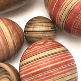 Lovely Hand-painted Japanese Treen Nesting Eggs