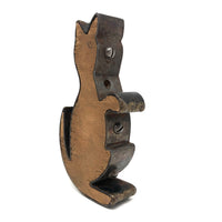 Old Wood and Steel Kangaroo Toy Mold