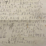 Dear Father From Your Loving Dortter Rebecca Hand-written Letter, 1857