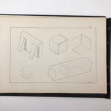 H.A Brown's c. 1940s Ink + Watercolor "Planes Problems and "Elements of Drawing" Set of 43 Plates