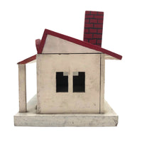 Folk Art Buffalo Train Station with Hinged Roof