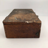 Irvin Augur Bit Company Wooden Box with Center Stem Bits