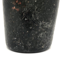 Fire Transformed Old Glass Bottle with Amazing Surface
