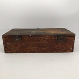 Irvin Augur Bit Company Wooden Box with Center Stem Bits