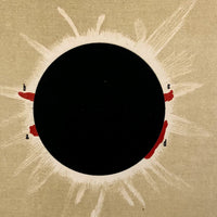 Total Solar Eclipse Austrian Journal of Popular Astronomy Bookplate,  c. 1876