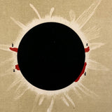 Total Solar Eclipse Austrian Journal of Popular Astronomy Bookplate,  c. 1876