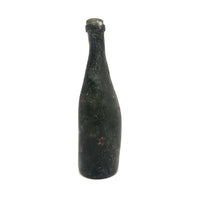 Fire Transformed Old Glass Bottle with Amazing Surface