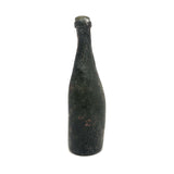 Fire Transformed Old Glass Bottle with Amazing Surface