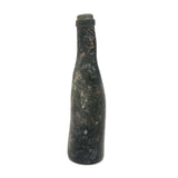 Fire Transformed Old Glass Bottle with Amazing Surface