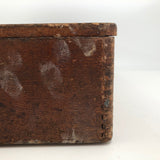 Irvin Augur Bit Company Wooden Box with Center Stem Bits