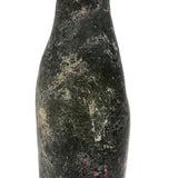 Fire Transformed Old Glass Bottle with Amazing Surface