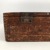 Irvin Augur Bit Company Wooden Box with Center Stem Bits