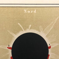 Total Solar Eclipse Austrian Journal of Popular Astronomy Bookplate,  c. 1876