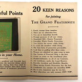 Here's the Point! 1927 Grand Fraternity Promo Booklets with Needles!
