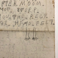 Dear Father From Your Loving Dortter Rebecca Hand-written Letter, 1857