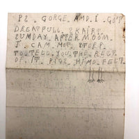 Dear Father From Your Loving Dortter Rebecca Hand-written Letter, 1857