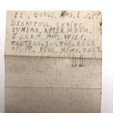 Dear Father From Your Loving Dortter Rebecca Hand-written Letter, 1857