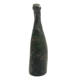 Fire Transformed Old Glass Bottle with Amazing Surface